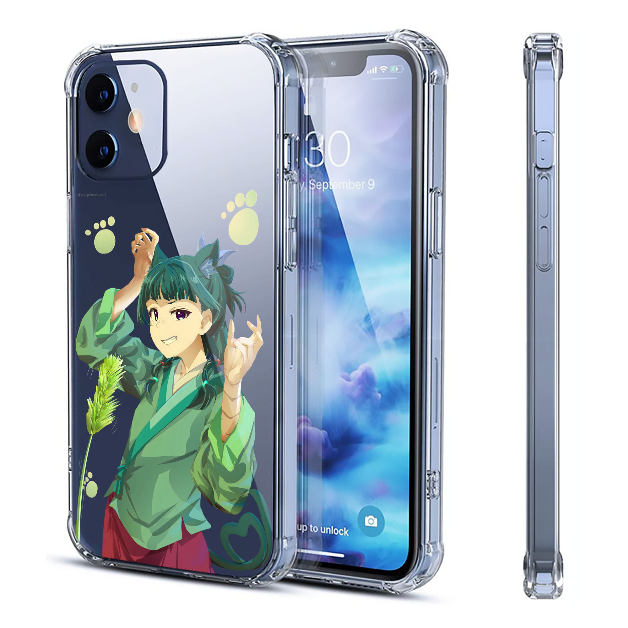 （画像用） 薬屋のひとりごと The Apothecary Diaries 【iPhone 12シリーズ対応】透明スマホケース（クリアソフトケース）